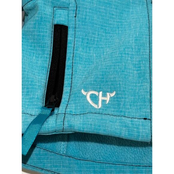 Cowgirl Hardware® Girl's American Turquoise Jacket Rodeo 12M Biker Bling - Picture 3 of 12